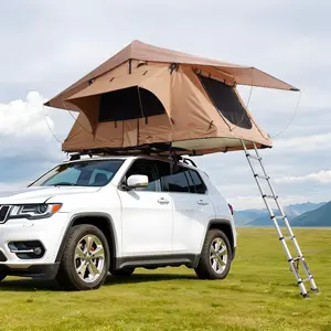 VEVOR Rooftop Tent Hard Shell, Naturnest Rooftop Tent Hardshell for 2-3 Person, Folding Hard Shell Roof Top Tent with Telescopic Ladder Mattress PVC Cover Bag, Waterproof for Jeep SUV Van Pickup TruckVEVOR Super Brand Day