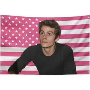 Funny American poster flag wall hanging Dylan flag tapestry,can be used in kitchen, living room, bedroom, dining room, outdoors, gifts OBrien.