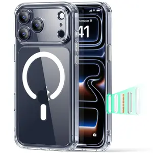 ESR for iPhone 17 Pro Max/Pro/Air Case, Camera Control, Compatible with MagSafe, Shockproof Military-Grade Protection, Magnetic Phone Case for Phone 2025, Classic Hybrid Case (HaloLock)