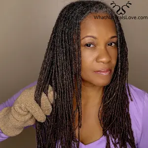 Remove Lint Loc Glove for Locs, Sisterlocks & Dreadlocks