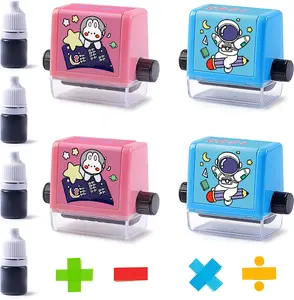 Math Stamp Roller – Educational Toy & Learning Tools for Kids | Fun Learning Activity, School Supply & Stationery gifts, Holiday Gift Idea, Stocking Stuffer