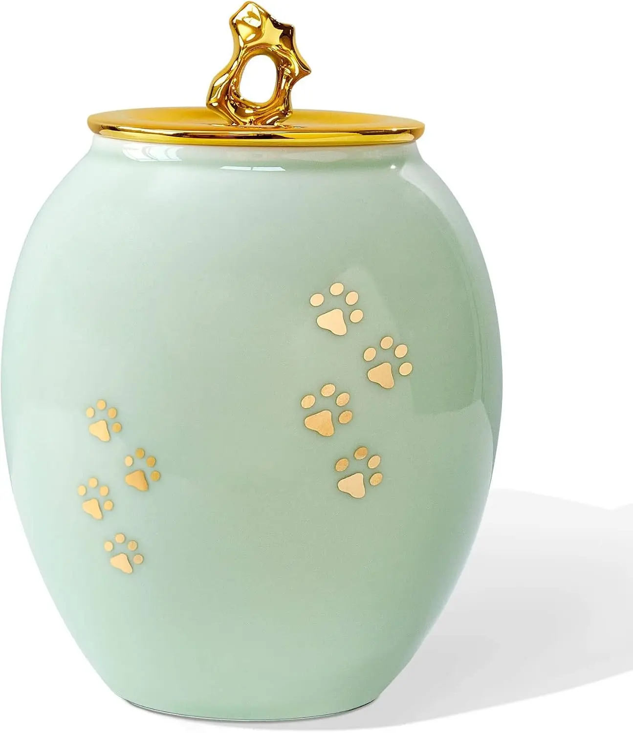 Medium Pet Urns for Dogs Ashes, Ceramics Pet Urn for Cat Ashes