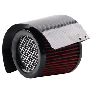 Stainless Steel Air Intake Heat Shield Cover, 2.5"-3.5" Universal Neochrome Sport Filter Heat & Dust Shield