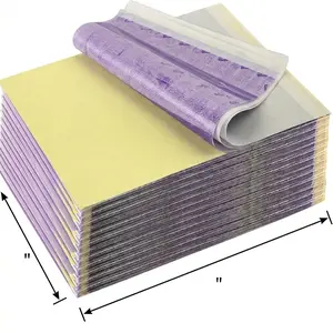 Tattoo Transfer Paper A4 Size 4 Layers Tattoo Stencil Paper for Tattooing Easy to Color Smudge-Free Thermal Transfer Paper for Tattoo Artists and Beginners Professional Tattoo Supplies for Thermal Copier and Hand Tracing Clear Long Lasting Lines