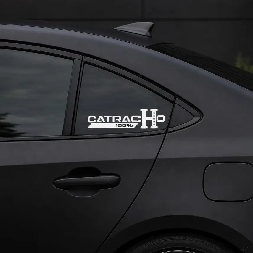 Catracho 100% Honduras Car Vinyl Sticker - High-Quality Vinyl Material, Easy Application & Removal, Outdoor-Resistant, Perfect for Vehicle Exterior Decoration