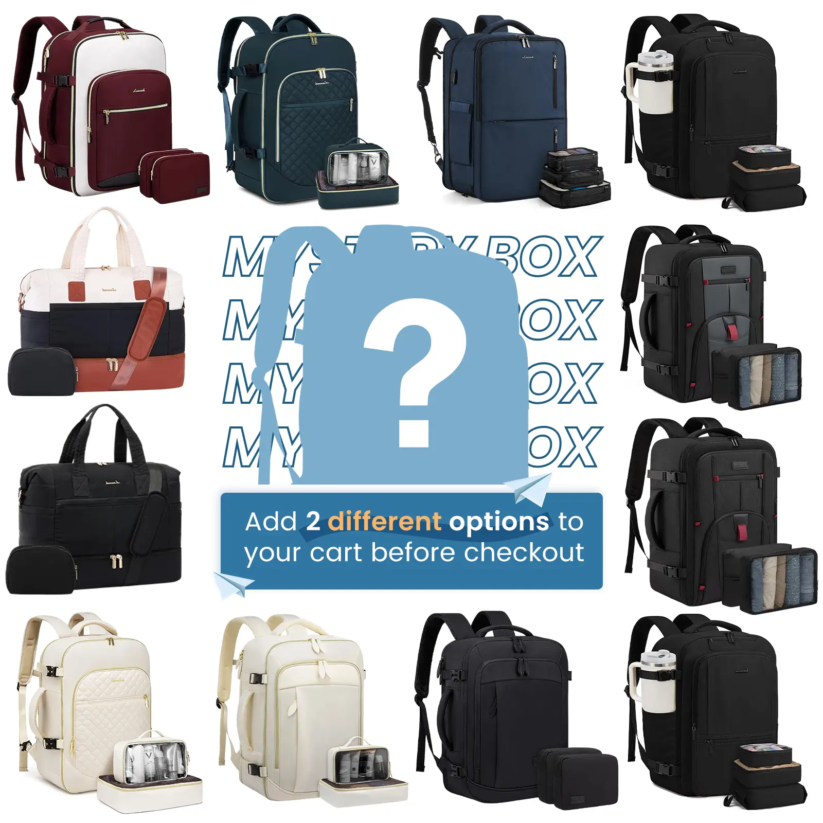 【BUY 2 SAVE 1】LOVEVOOK Buy 2 Pay 1 Price Travel Backpack Versatile and Durable Combines Style and Function, Travel Essentials,DealsForYouDays