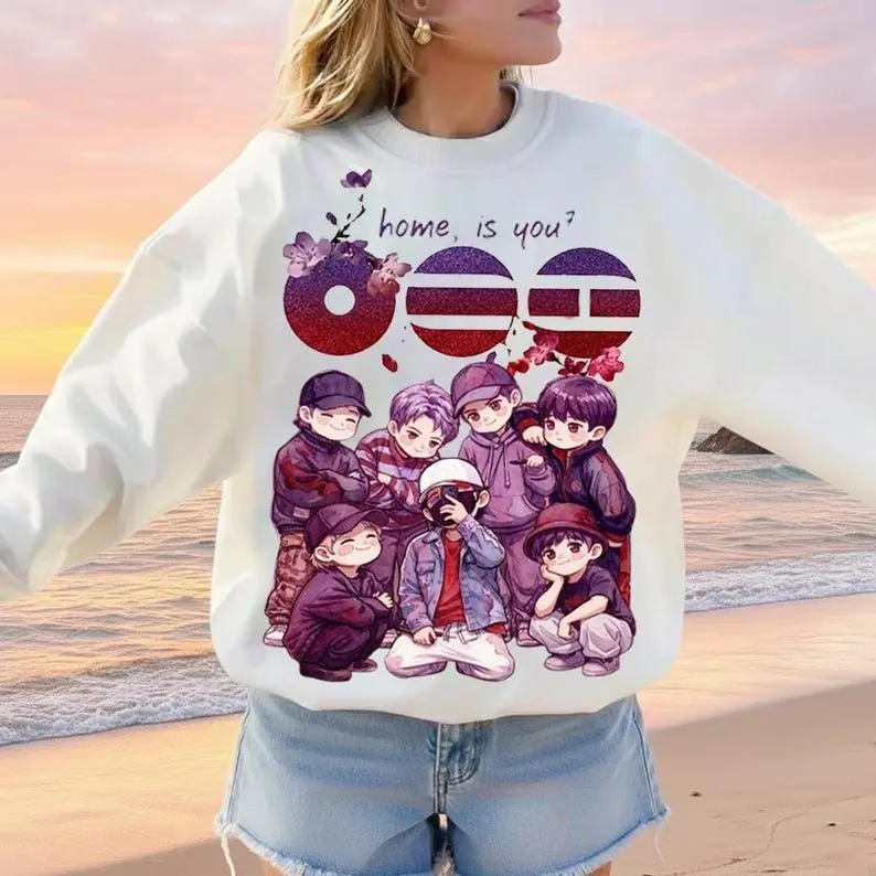 Cute Chibi Bangtan Arirang Tour T-Shirt Sweatshirt Hoodie