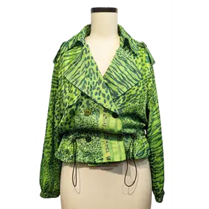 Flowing Leopard Zebra Jacket