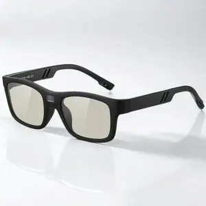 Paleshy 0.1 Second Smart Color-changing Polarized Sunglasses, Square UV-proof Lightweight Outdoor Color-changing Lens Sunglasses, Lightweight, Wearable, Durable and Safe Men Sunglasses, Beach Supplies 2025 Summer