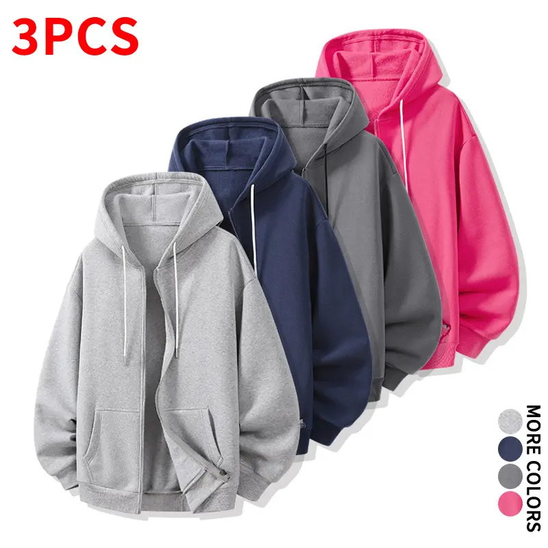 Soft and supple, pure version zip-up hooded knit cardigan set (3 pieces). Skin-friendly with a smooth drape—versatile casual outerwear for relaxing at home and outdoor outings.