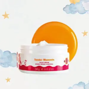 Tender Moments 1-2-4 Solid Cream Moisturizer (250ml/8.4 Oz) - Gentle, Hydrating, Nourishing, Easy-Apply Skincare for Daily Needs