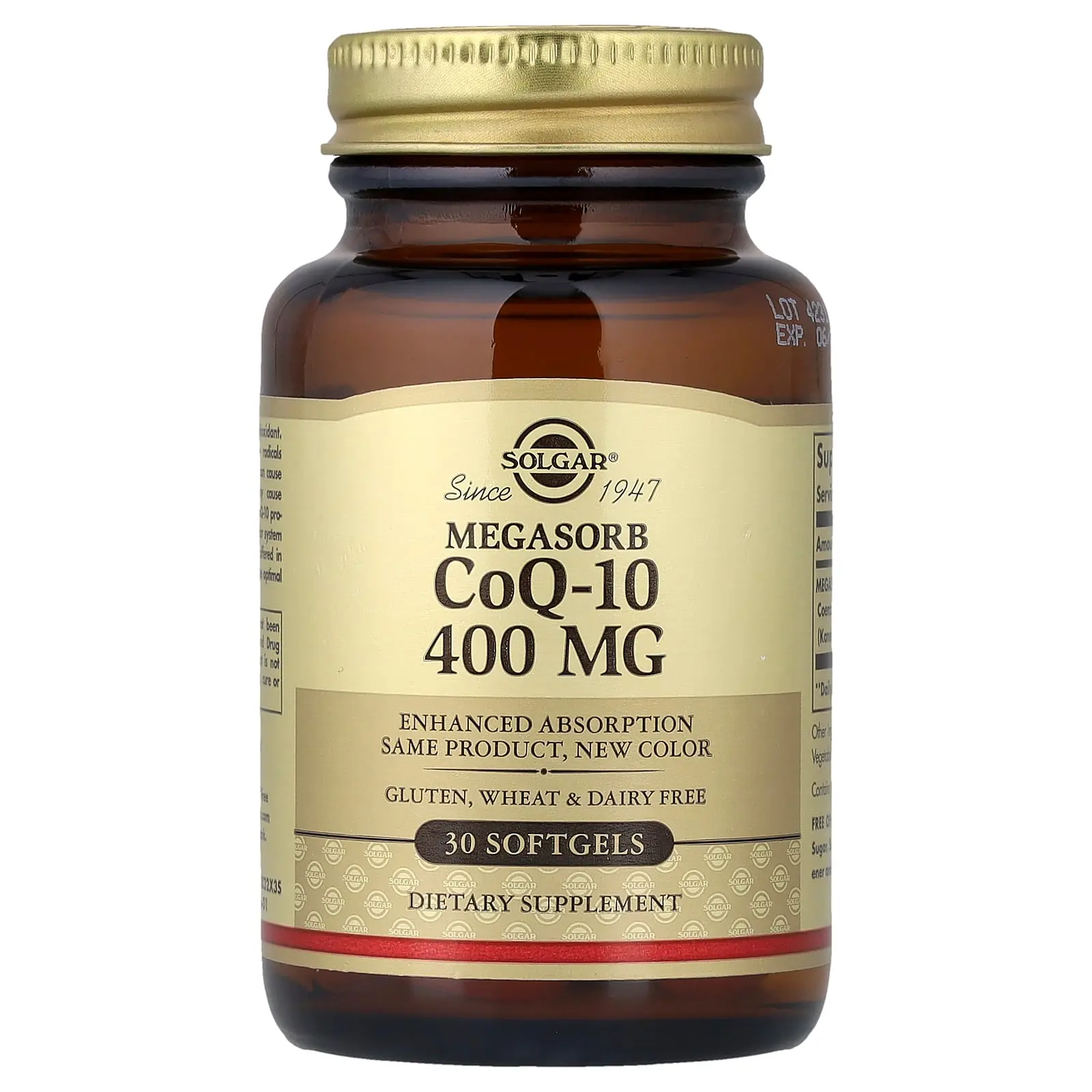 Solgar Megasorb CoQ-10, 400 mg, 30 Softgels