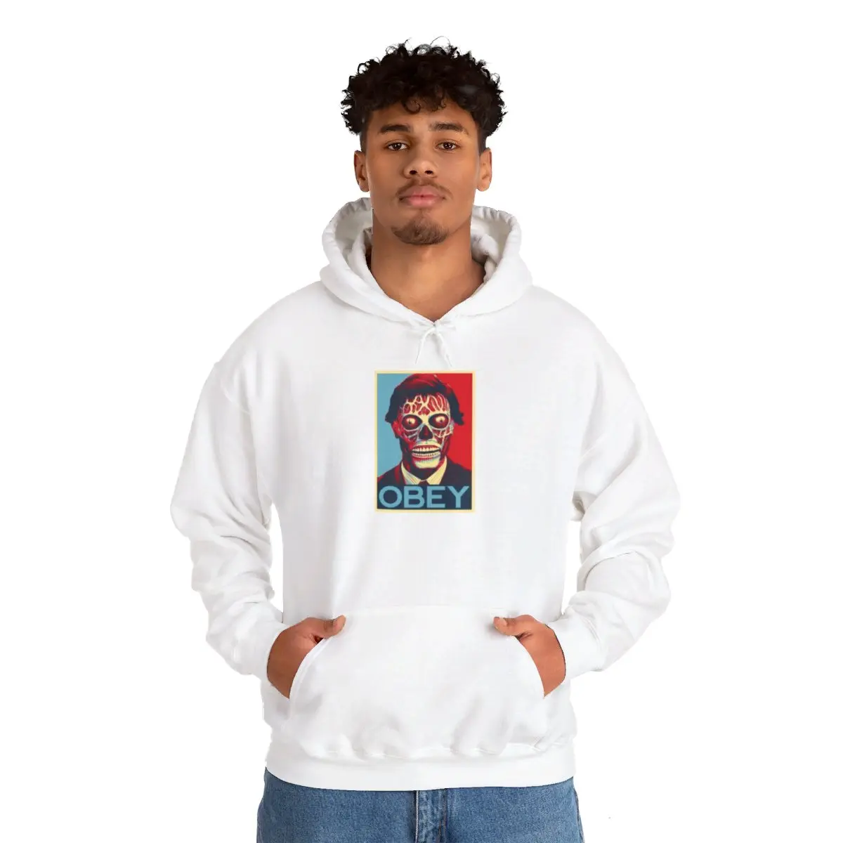 OBEY “They Live”  Unisex Heavy Blend™ Hooded Sweatshirt