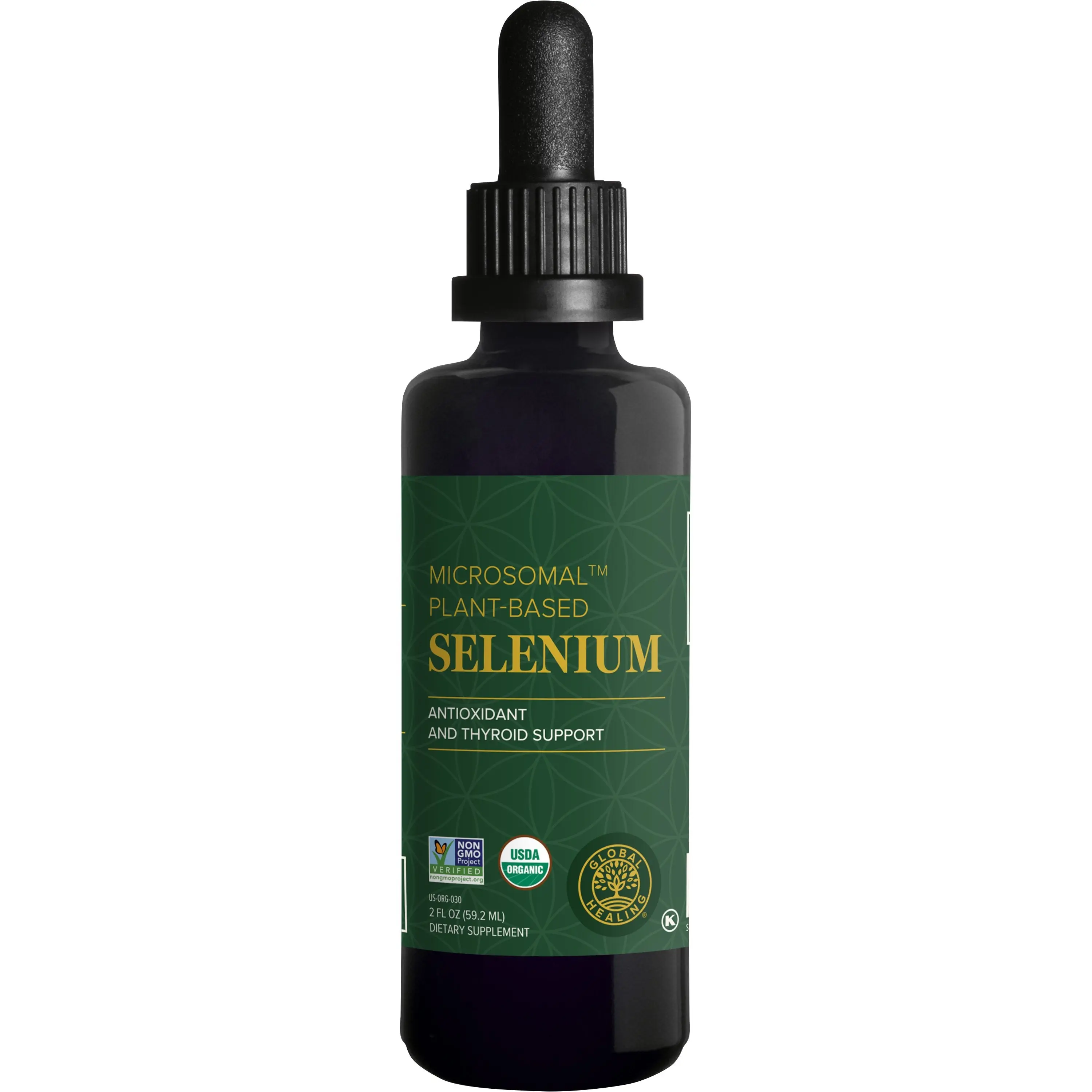Global Healing Selenium for Thyroid (2 Oz) Healthcare Fitness