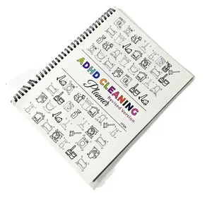 Cleaning Planner, Cleaning Schedule and Checklist Organizer, Daily Weekly Monthly Household Cleaning Planner, Chore Chart Notebook for Home, Family Cleaning Tasks, DIY Home Improvement, Editable Template cleaning schedule planner ADHD