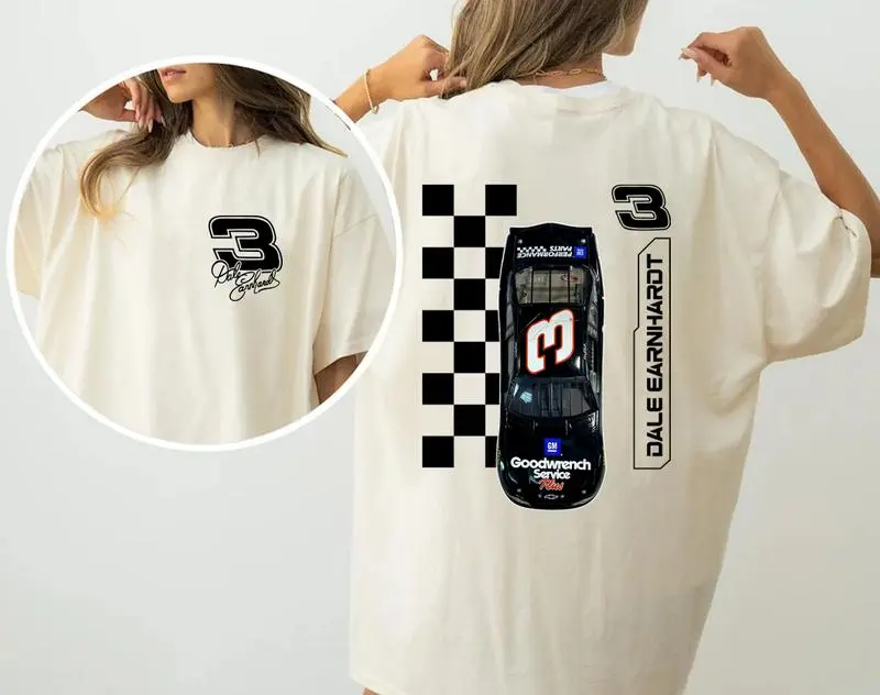 Dale Earnhardt 3 90s T-Shirt, Nassscar Shirt Sweatshirt Hoodie, Fashion Cotton, Full Colors, Full Sizes, For Men, For Women