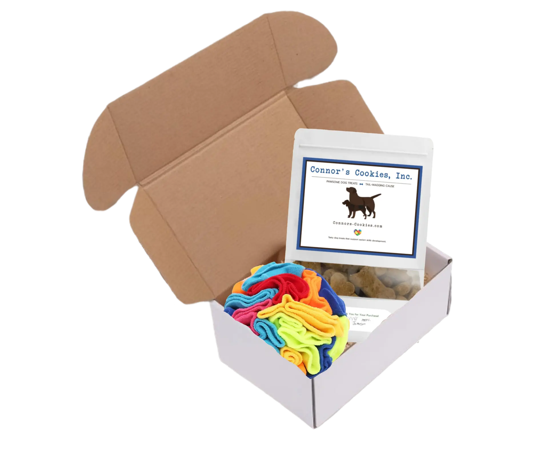 Snuffle Ball Build-a-Box Dog Toy and Treats