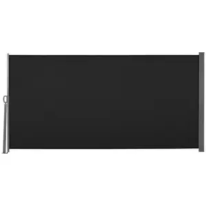 Outsunny 118"x63" Retractable Side Awning - Outdoor Canopy Shelter, Portable Awnings, Sunshade Canopy, Privacy Screen, Driveway Guard, Instant Wall/Fence Mount, Side Shade & Wind Block for Garden