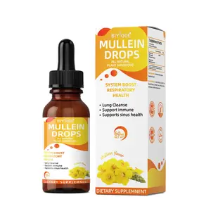 Mullein Drops – All-Natural Plant Superfood for Respiratory Health & Lung Cleanse
