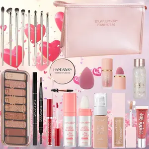 20pcs Facial Makeup Set, Multiple Colors, Suitable for Various Occasions, Perfect Gift for Holidays, Comprehensive Beauty Kit