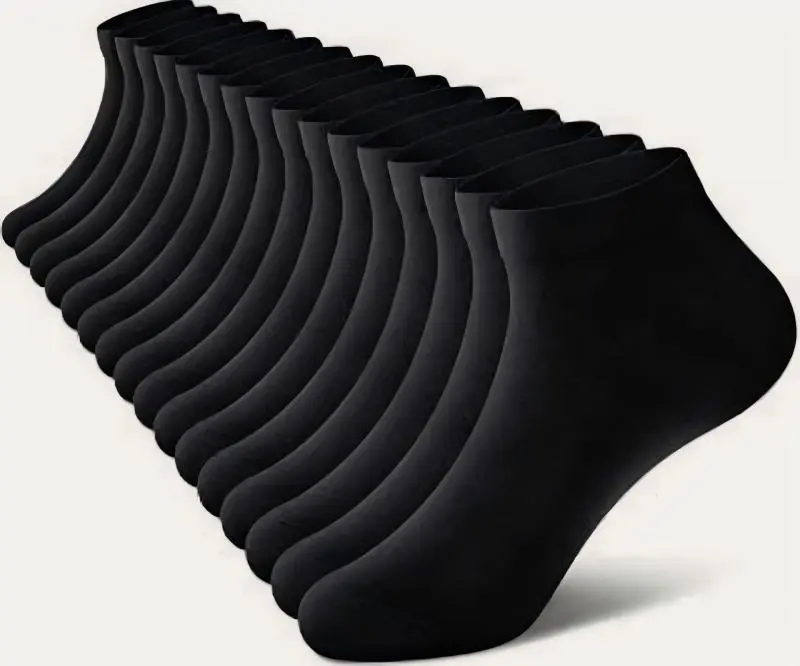 30 Pairs Unisex Crew Socks, Breathable Solid Color Athletic Tube Socks for Men and Women, Casual Multipack for School, Sports and Everyday Wear