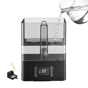 1.6G Smart Humidifier 6L Large Capacity with Heating Mist Adjustable Humidity Timer Sleep Mode Quiet for Bedroom Baby Room Living Room & Office