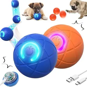Smart Motion-Activated Dog Ball – Auto Rolling & Jumping Interactive Toy for Small & Medium Dogs, Fun Self-Play Activity