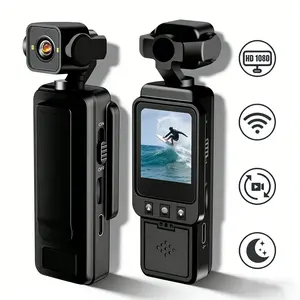 Handheld Digital Video Camera, Supports Audio and Video Recording, 6x Zoom 1080P Portable Camera, Equipped With 270° Rotating Lens and Infrared Night Vision Function, Preferred Shooting Equipment for Content Creators,Vlog Camera, Video Camcorders