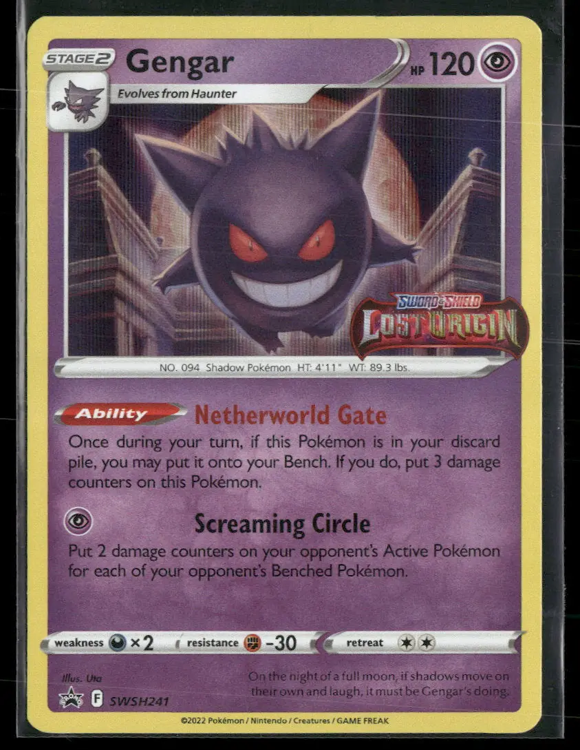 SWSH: Sword & Shield Promo Cards Gengar #SWSH241