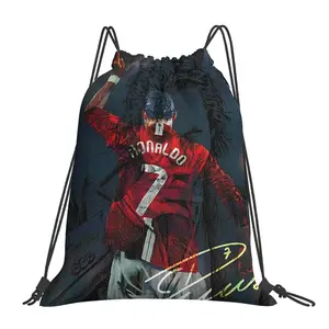 1pc CR7 Football Drawstring Bags Outdoor Sports Portable Storage Bag Bundle Pocket Rope Bag