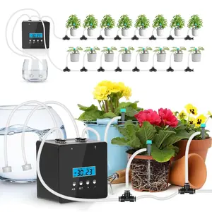 Automatic Watering System for Potted  | Indoor  Waterer with Programmable Timer,  Self-Priming Pumps, Drip Irrigation Kit for Up to 20