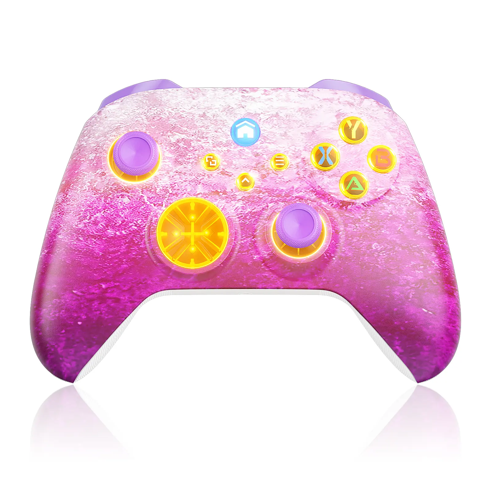 Multiplatform WiFi-Enabled Game Controller, Remappable Buttons Controller for Xbox 1/Series X-S, Windows 10/11 - Plastic, Hall Effect Triggers, Turbo/Macro Programmable, RGB Indic., 3-Way Connectivity