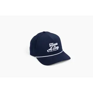 Have a Day Navy Rope Hat