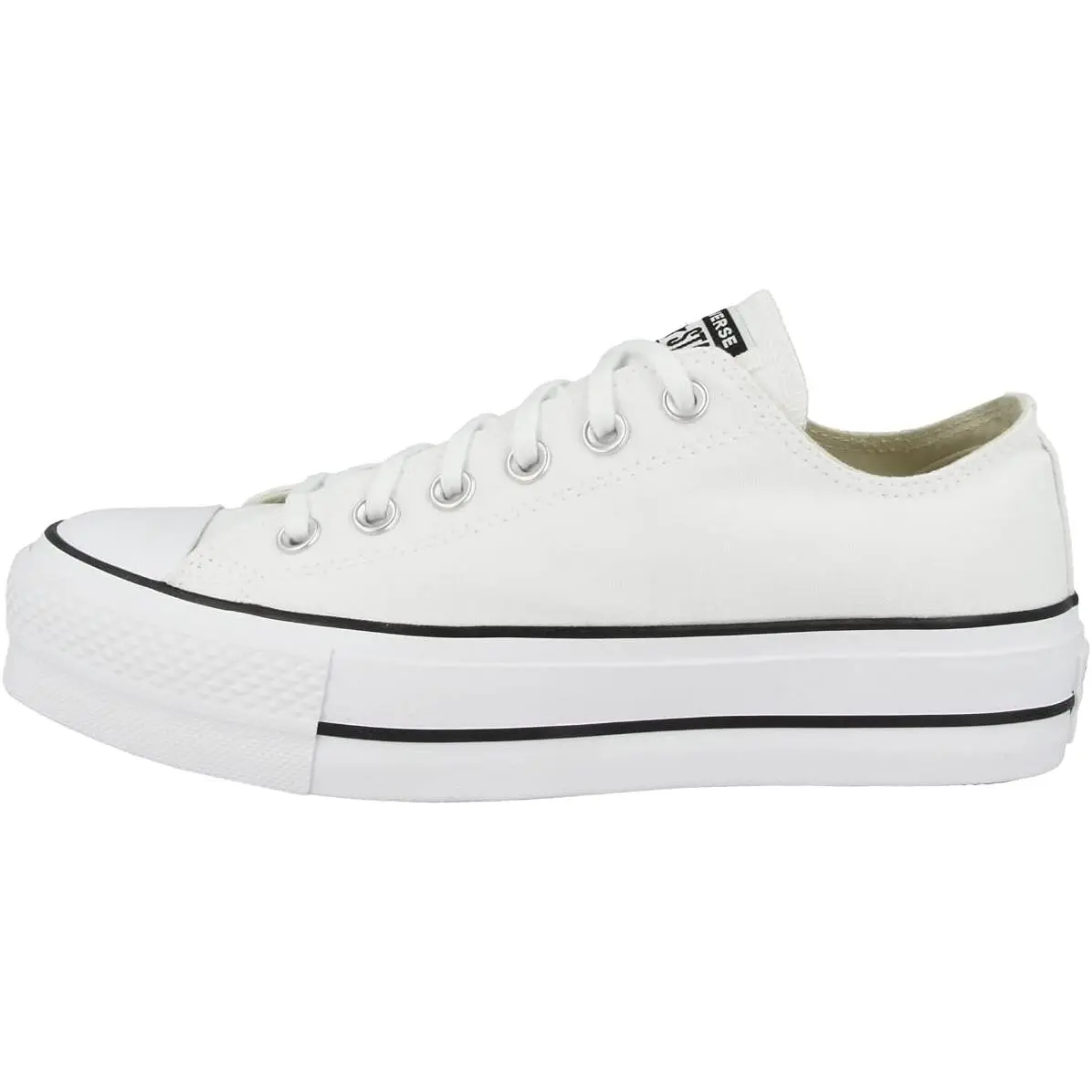Converse Womens Chuck Taylor All Star Lift Platform Shoes - Optical White 560251C Converse Womens Chuck Taylor All Star Lift Platform Shoes - Optical White 560251C