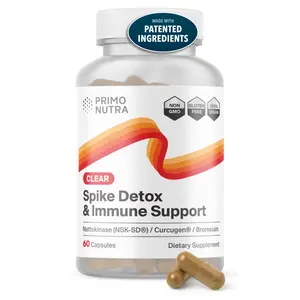 PrimoNutra - CLEAR - Spike Protein Detox - Boost Immune System and Remove Toxic Spike Proteins From the Shot - Fully Reset and Detox so You Can Feel Like Yourself Again -