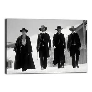 Tombstone Printed Poster Home Office Decoration Canvas Decorative Paper Wall Picture Modern Home Decoration Bathroom white art