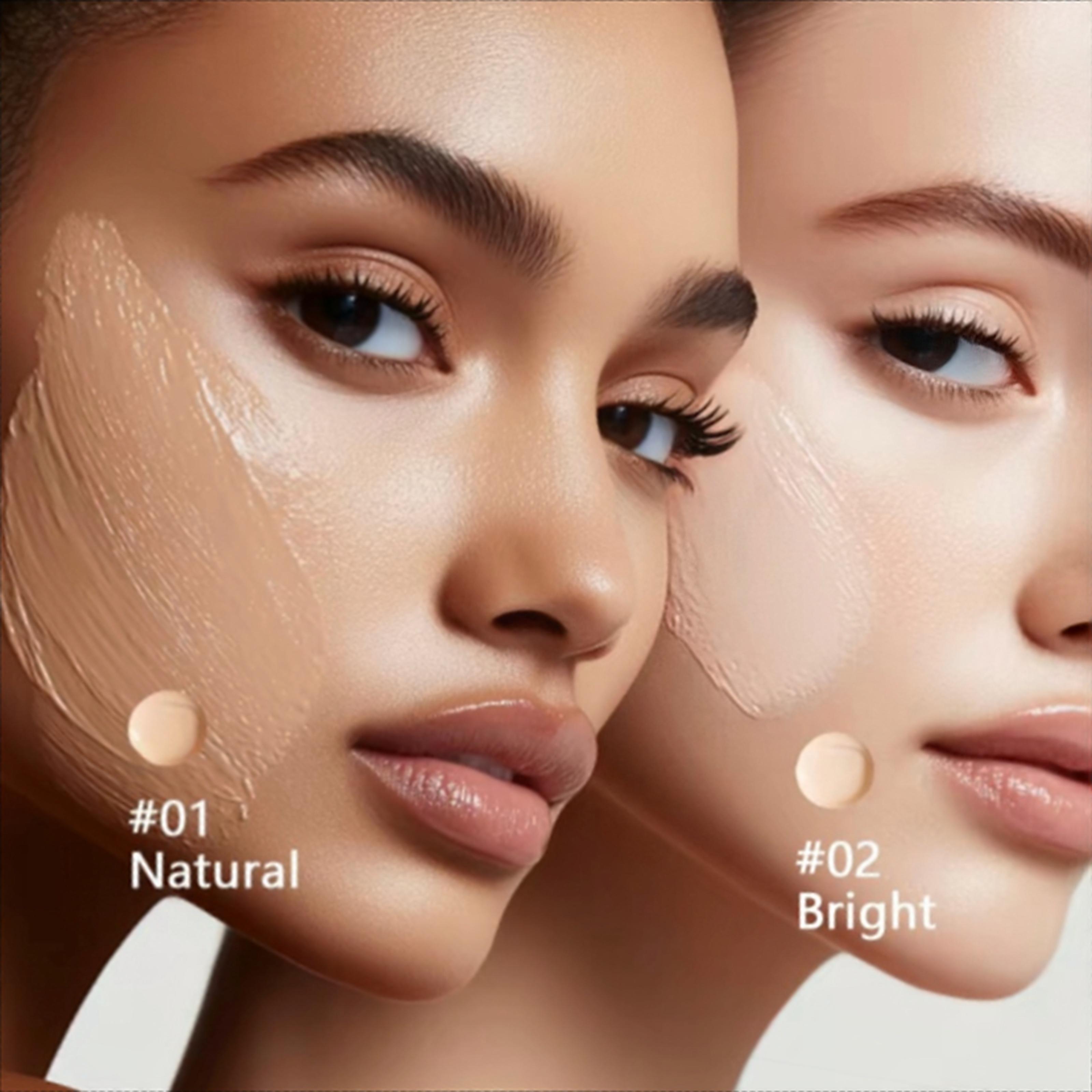 High-coverage waterproof snail BB cream - matte finish, long-lasting moisturizing and oil control, creates a natural makeup look, refreshing and non-greasy, perfect for makeup beginners, a great gift for Mother's Day, Christmas, and Valentine's Day.