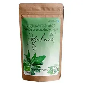 My Land Organic Sage Tea, Loose Leaf, 1.76oz (50g) from Mt Olympus, Greece Natural herb