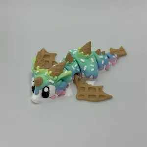 Dragons 3D Printed Themed Dragon Home Decor Figurines Book Sakura Dream Multiple Colors and Options