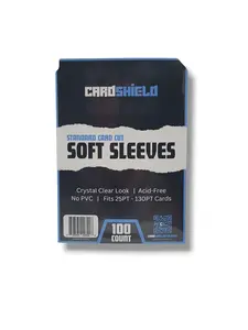 Card Shield - Soft Sleeves, Toploaders, One Touches & Bags for Protecting Trading Cards, Durable Protection, Easy Handling