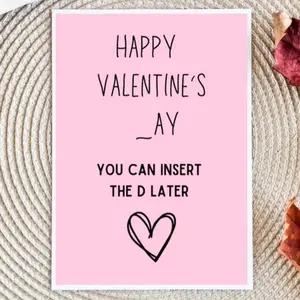 Raunchy Valentines Card for Husband - Funny Valentine's Card for Boyfriend