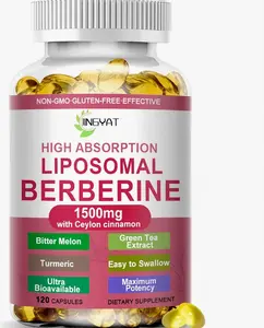 Berberine with Ceylon Cinnamon - Berberine Supplement 1500mg with Bitter Melon Turmeric for Metabolism, Immune & Digestive Health - High Absorption Extra Strength Berberine Softgels - Vegan, Non-GMO