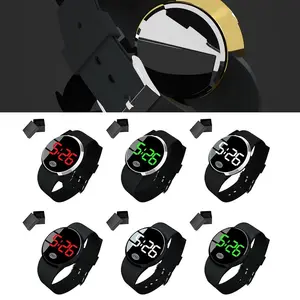 Large Screen LED Electronic Watch, Creative Plastic Design, Sports Car Interior Decoration Accessory for Students [TS]