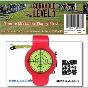 Corn hole Level Tool - Single Pack - Red