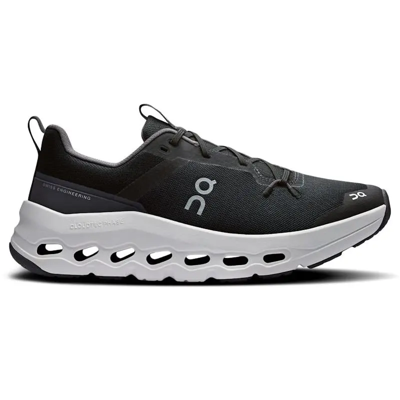 On Running Cloudleap Black White (GS) Kids' Sneakers | Lightweight Performance Running Shoes Featuring CloudTec Cushioning Technology | Breathable Design with Responsive Comfort and Support | Stylish Everyday Footwear for Active Kids / Sports