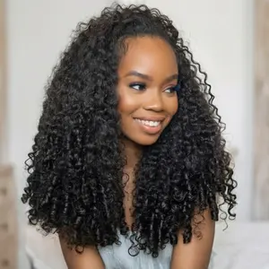 Bling Hair 13x6 Burmese Curly Lace Frontal Human Hair Wigs 180 Density Raw Burmese Curly Hair Curly Wigs for Women Brazilian Deep Wave Curly Human Hair Wigs For Women tiktokshopspringglowup summerwins