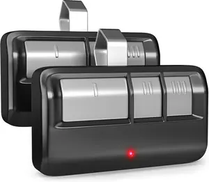 Universal Garage Door Opener Remote with Visor Clip, for LiftMaster/Chamberlain/Craftsman Door Opener, Suitable for 5 Color Learn Buttons, 2 Pack