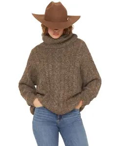 Shyanne Women's Women'S Sherry Oversized Turtleneck Sweater - Swho25sw10-Tup