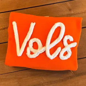 School Spirit Sweatshirt - High School Sweatshirt, Chenille Yarn Embroidered, Gift Quality, School Spirit Design, Pullover Womenswear