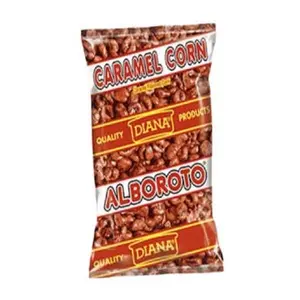 3 ALBOROTO CARAMEL FLAVORED CORN FROM GUATEMALA DIANA 135g